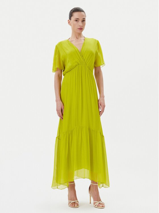 Haveone Лятна рокля AFF-N006 Екрю Loose Fit