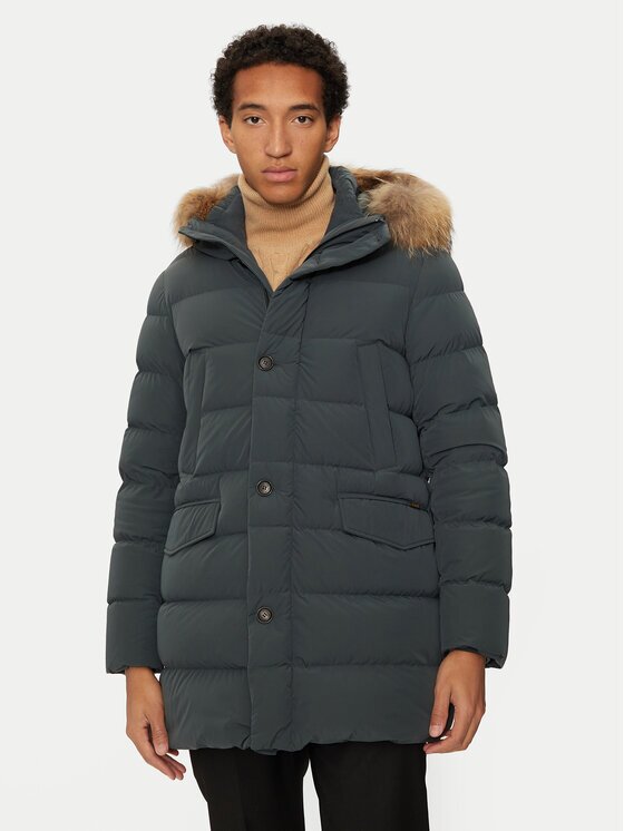 Hetregó Пухено яке Parker 8N436M Regular Fit