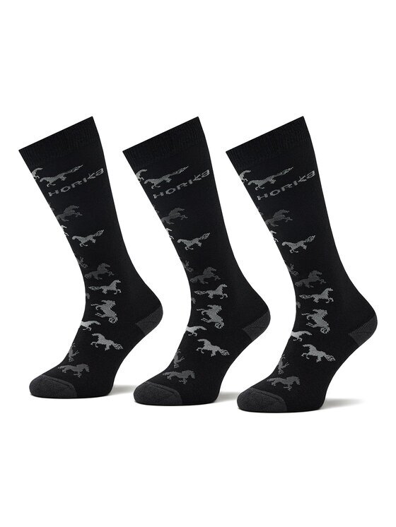 Horka Дълги чорапи Riding Socks 145450-0000-0203 Черен