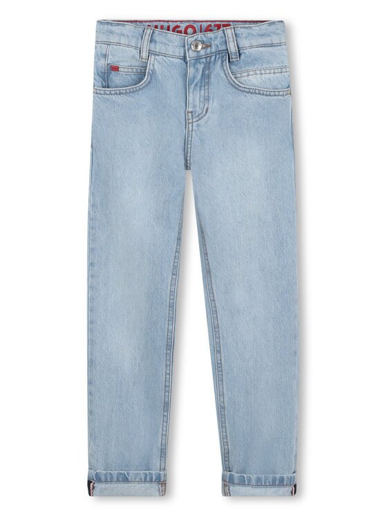 HUGO Дънки G00374 S Син Regular Fit