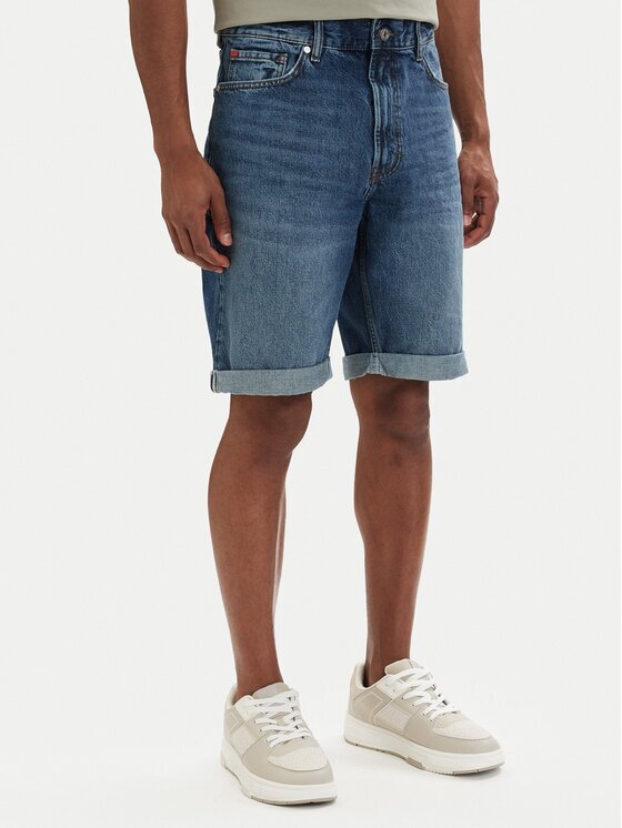 HUGO Дънкови шорти 50560386 Tapered Fit