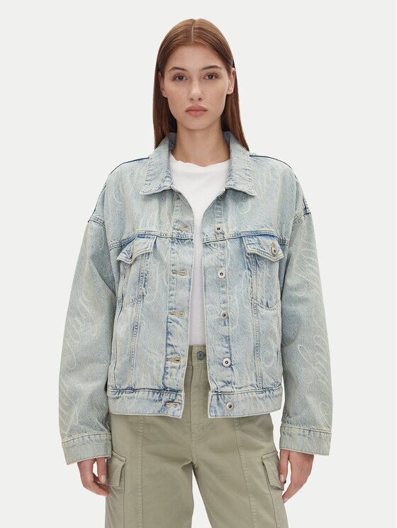 HUGO Дънково яке Lou_B 50534757 Oversize