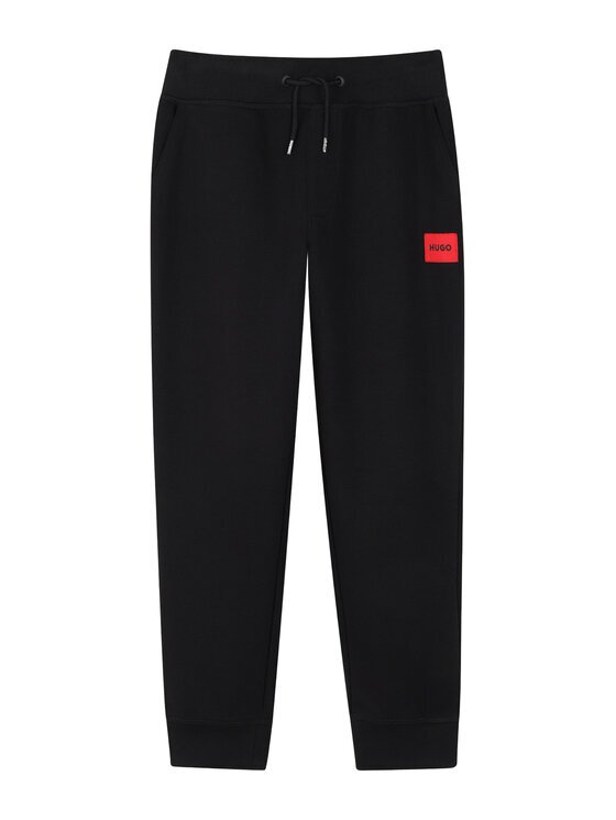 HUGO Долнище анцуг G01182 S Черен Regular Fit