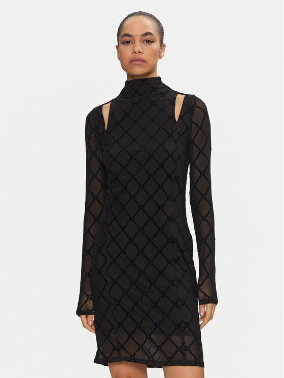 HUGO Коктейлна рокля 50527448 Slim Fit