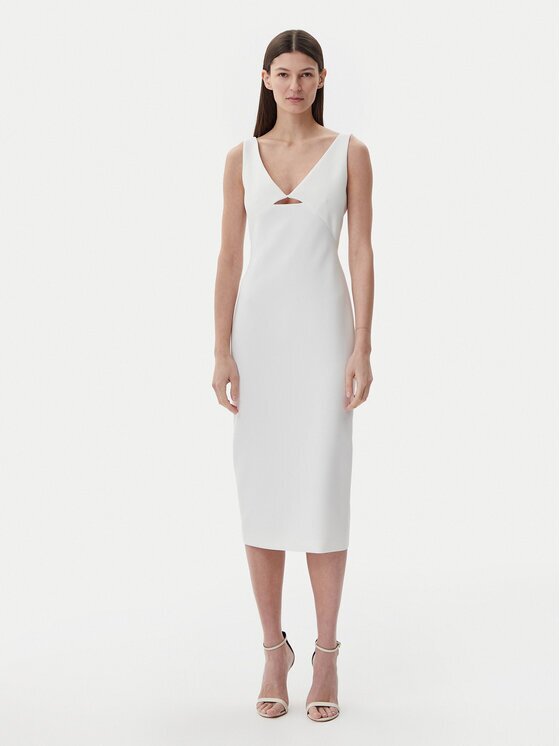 HUGO Коктейлна рокля 50537626 Slim Fit