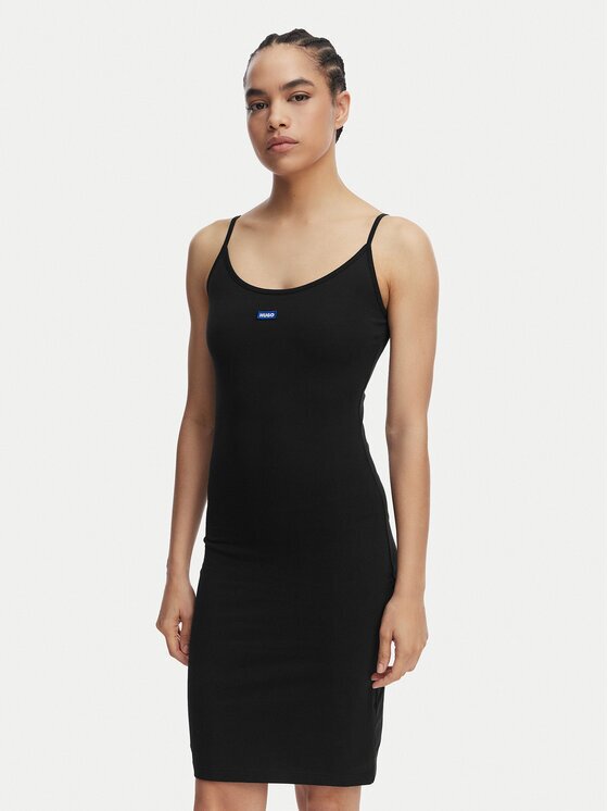 HUGO Лятна рокля Narya 50563766 Slim Fit