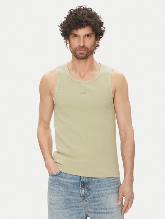 HUGO Мъжки топ Dapota 50542089 Зелен Slim Fit