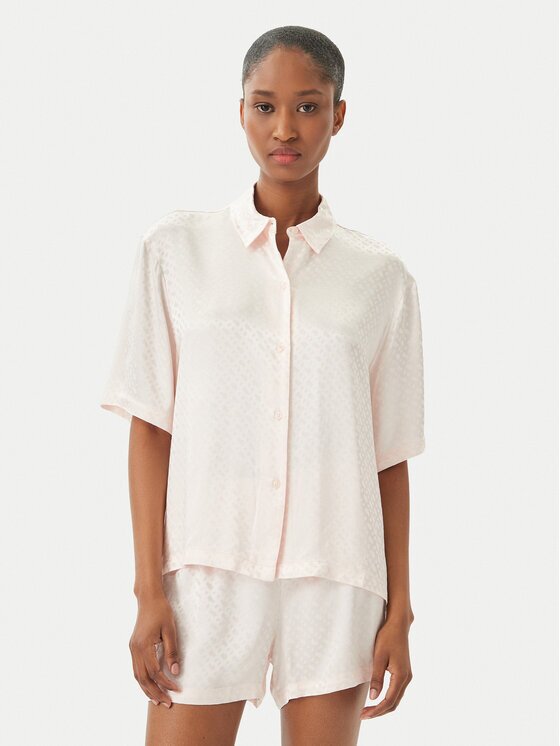 HUGO Пижамена риза Style B 50561023 Oversize