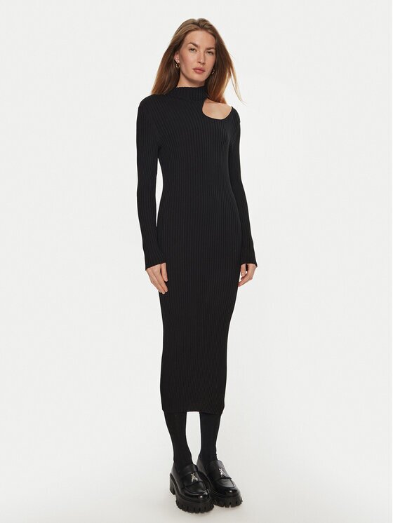 HUGO Плетена рокля Sedennie 50522537 Slim Fit