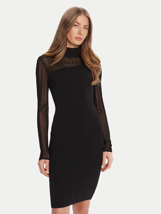 HUGO Плетена рокля Siclaminy 50542664 Slim Fit