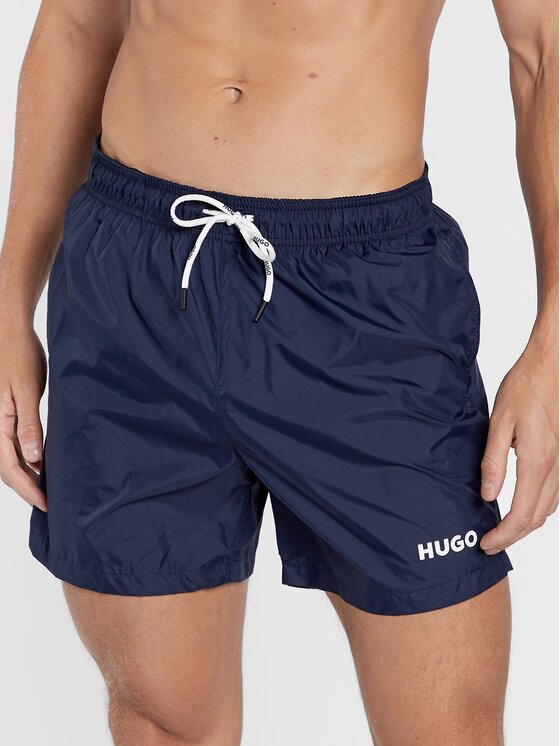 HUGO Плувни шорти Haiti 50469312 Тъмносин Regular Fit