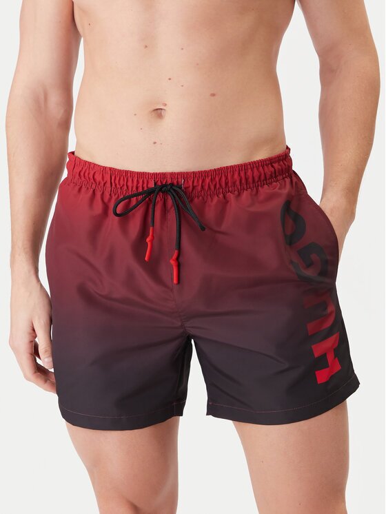 HUGO Плувни шорти RAY 50555582 Червен Regular Fit