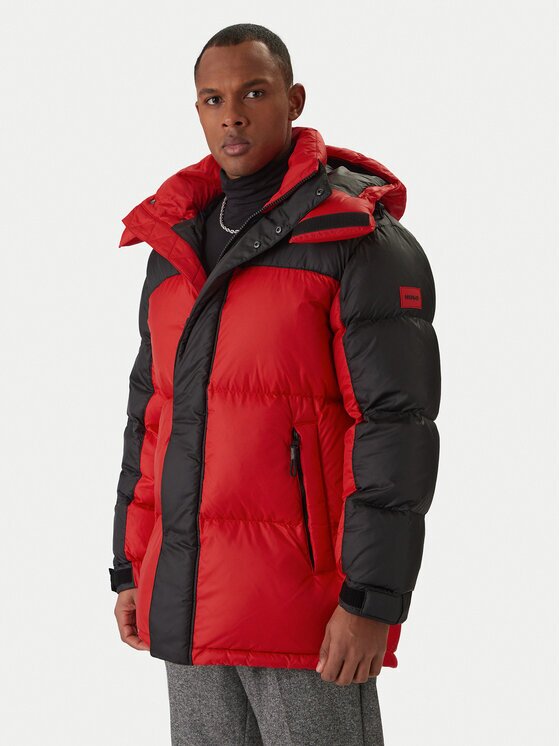 HUGO Пухено яке Melmus2341 50495811 Regular Fit