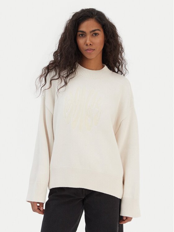 HUGO Пуловер Shelly B 50554217 Екрю Oversize