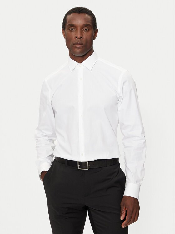 HUGO Риза C-Jenno 50289499 Тъмносин Slim Fit