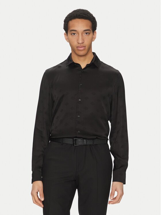 HUGO Риза Elisha02 50539726 Extra Slim Fit