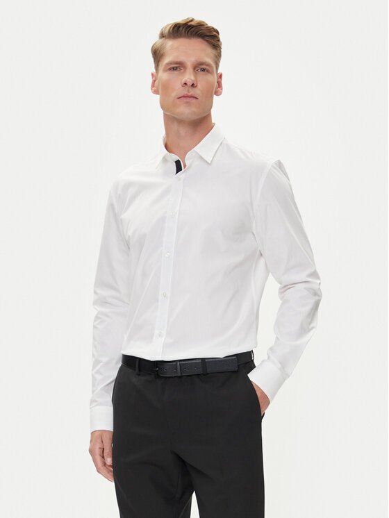 HUGO Риза Elisha02 50544910 Extra Slim Fit