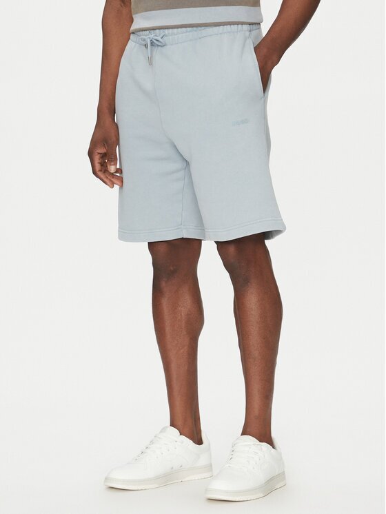HUGO Спортни шорти Dupaly 50540969 Светлосиньо Relaxed Fit