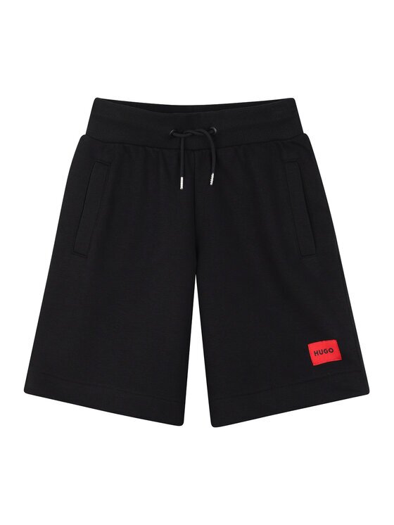 HUGO Спортни шорти G01183 D Черен Regular Fit