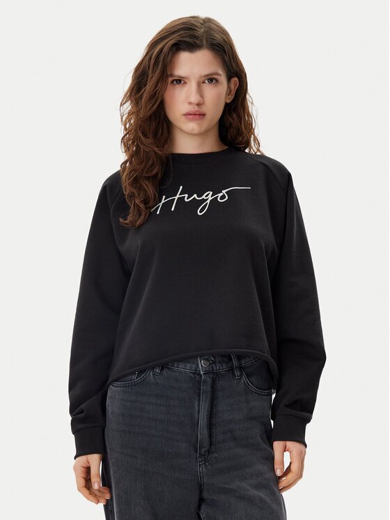 HUGO Суитшърт Darace 50534271 Светлосиньо Relaxed Fit