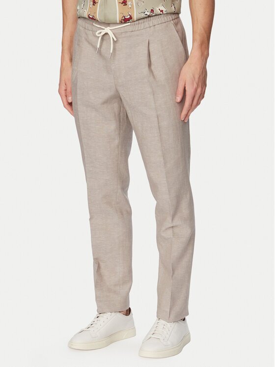 HUGO Текстилни панталони Getlin 50559695 Slim Fit