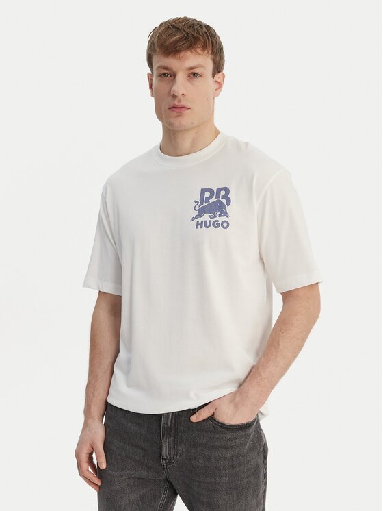 HUGO Тишърт Delel_RB 50564572 Relaxed Fit