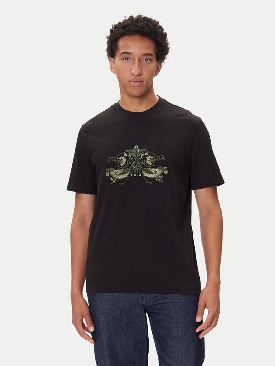 HUGO Тишърт Denrith 50544543 Regular Fit