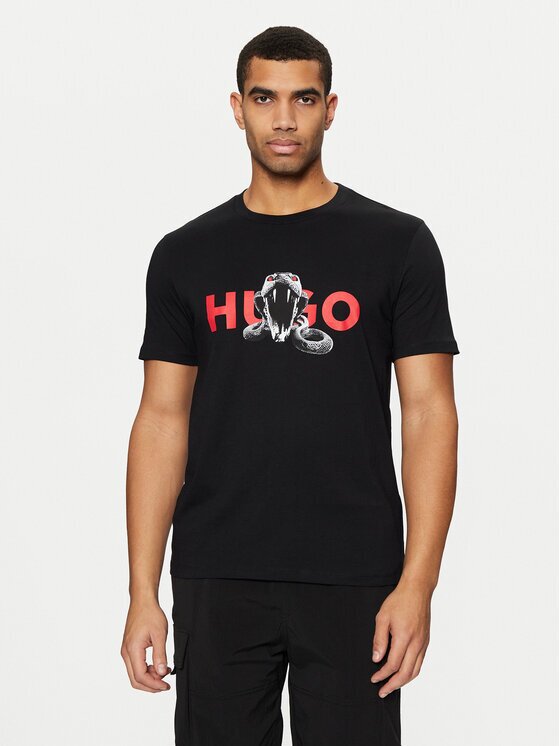 HUGO Тишърт Deyladec 50530607 Oversize