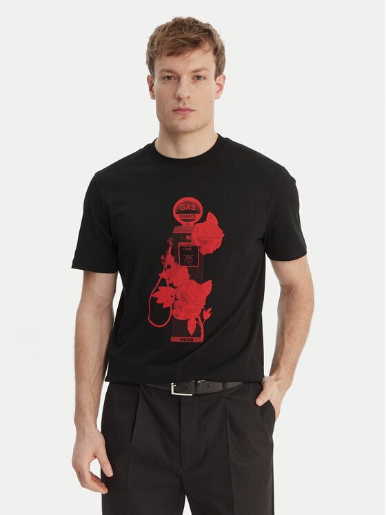 HUGO Тишърт Dikerd 50564024 Relaxed Fit