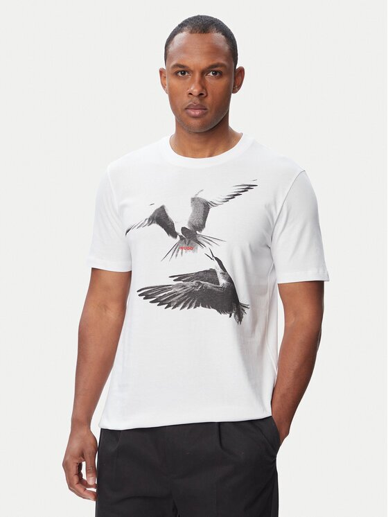 HUGO Тишърт Dirunn 50564143 Regular Fit