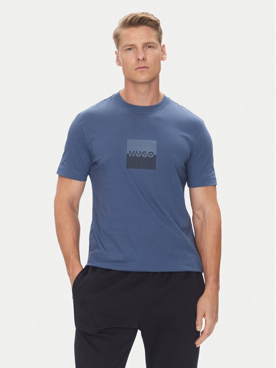 HUGO Тишърт Dusplit 50542784 Regular Fit