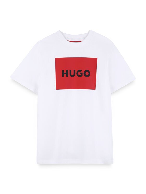 HUGO Тишърт G00572 D Бял Regular Fit