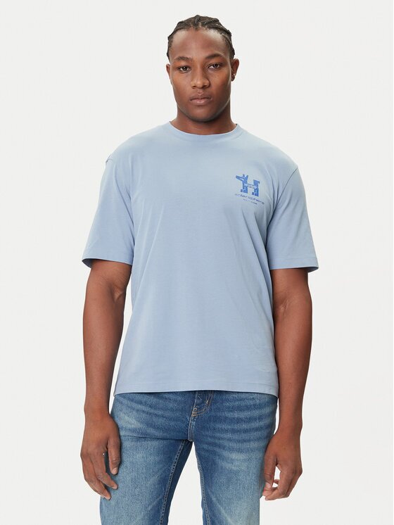 HUGO Тишърт Nedix 50543483 Светлосиньо Regular Fit