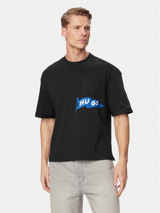 HUGO Тишърт Nohacrop 50556406 Loose Fit