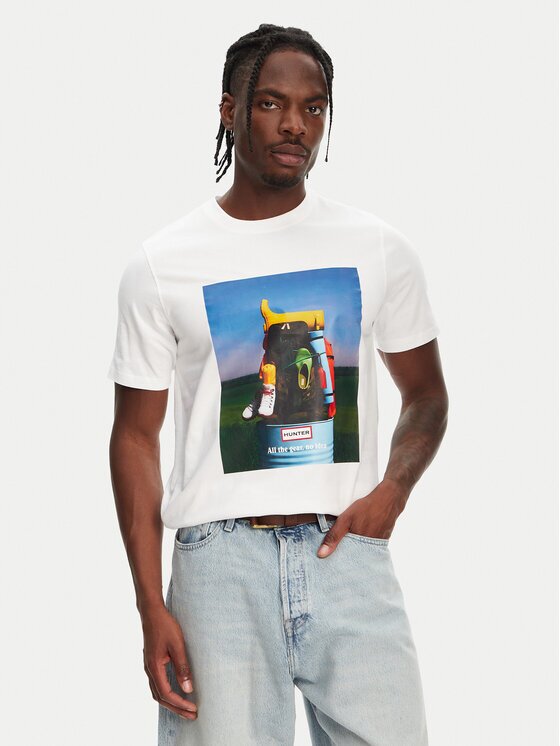 HUNTER Тишърт Brodie Graphic HARM0036251 Regular Fit