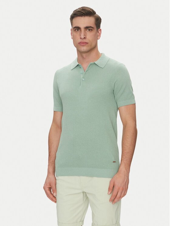 Indicode Тениска с яка и копчета Invorm 30-485 Regular Fit