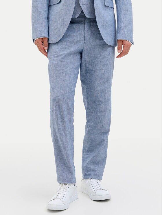 Jack & Jones Чино панталони Riviera 12228724 Светлосиньо Slim Fit