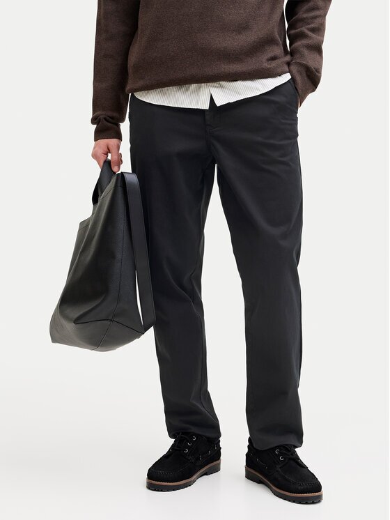 Jack & Jones Чино панталони Lie Vance 12292970 Екрю Regular Fit