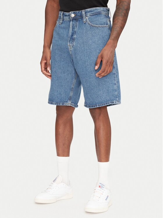 Jack & Jones Дънкови шорти Alex 12269532 Baggy Fit