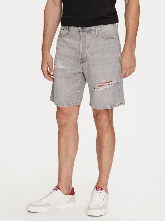 Jack & Jones Дънкови шорти Jjichris 12253755 Relaxed Fit
