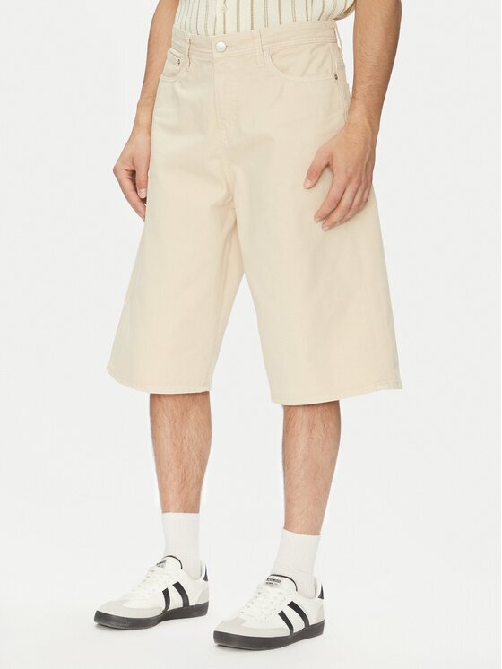 Jack & Jones Дънкови шорти Owen 12277167 Baggy Fit