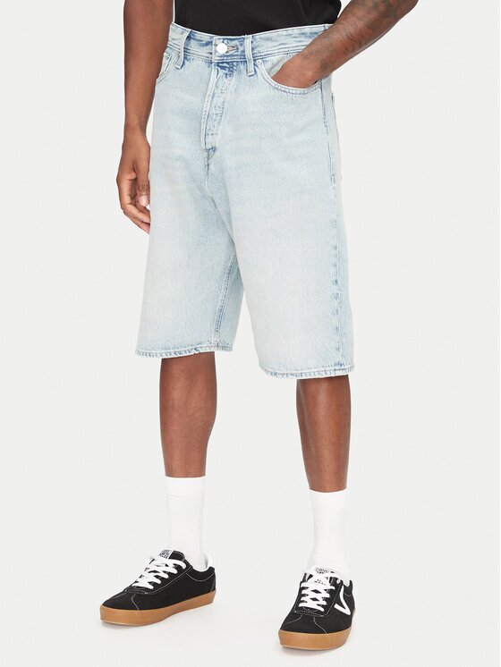 Jack & Jones Дънкови шорти Ron 12272237 Baggy Fit