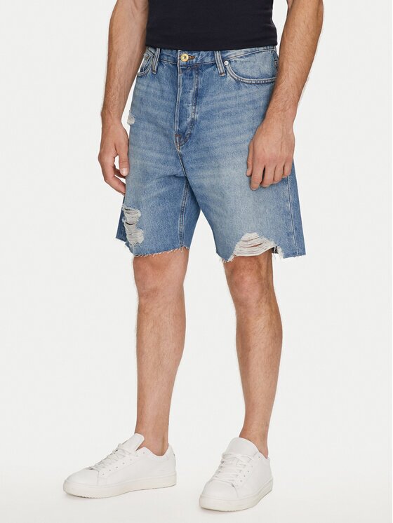 Jack & Jones Дънкови шорти Tony Cooper 12255116 Loose Fit