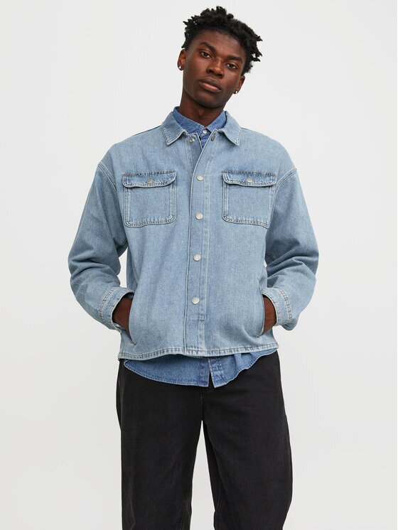Jack & Jones Дънково яке Chase 12250086 Loose Fit
