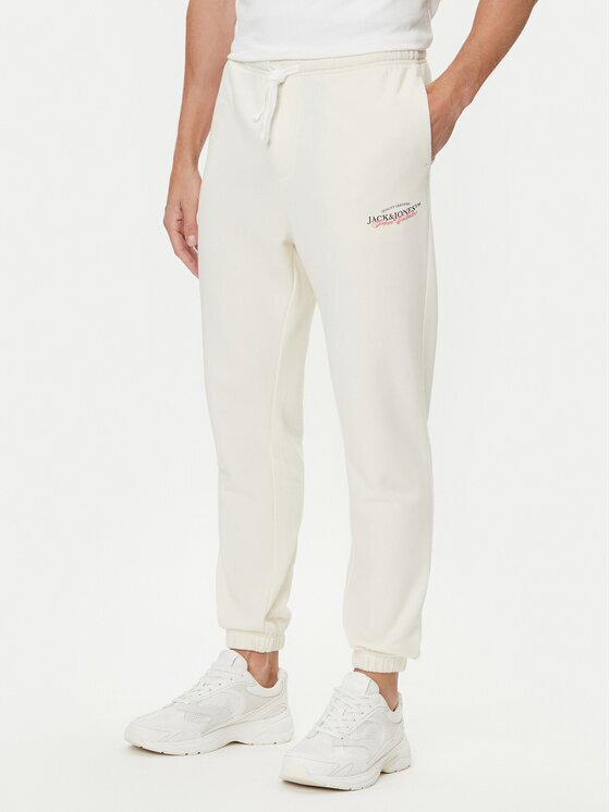 Jack & Jones Долнище анцуг Kane Billy 12283257 Екрю Relaxed Fit