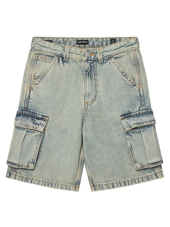 Jack & Jones Junior Дънкови шорти Alex 12278977 Baggy Fit