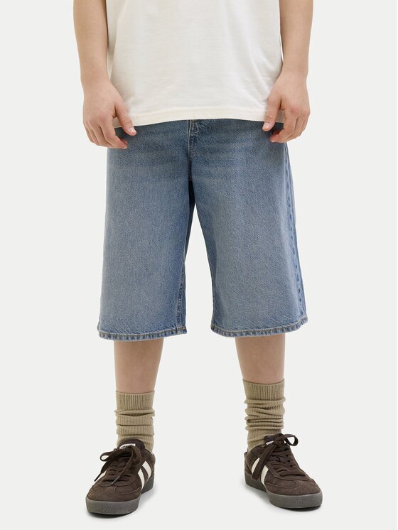 Jack & Jones Junior Дънкови шорти Ron 12272044 Baggy Fit