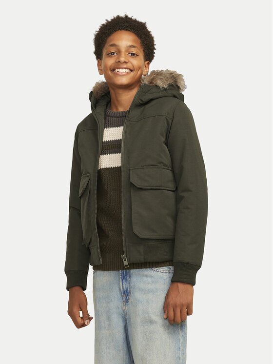 Jack & Jones Junior Зимно яке 12258512 Regular Fit