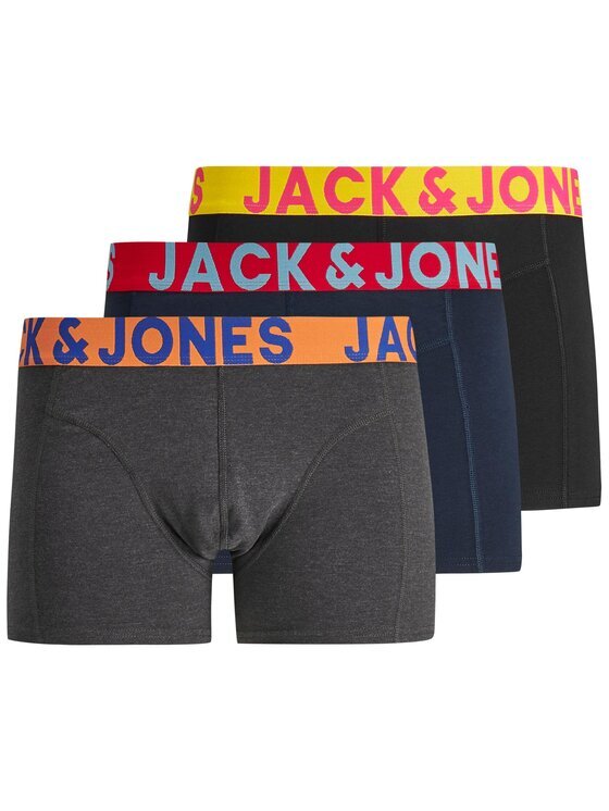 Jack & Jones Комплект боксерки Crazy Solid 12151349