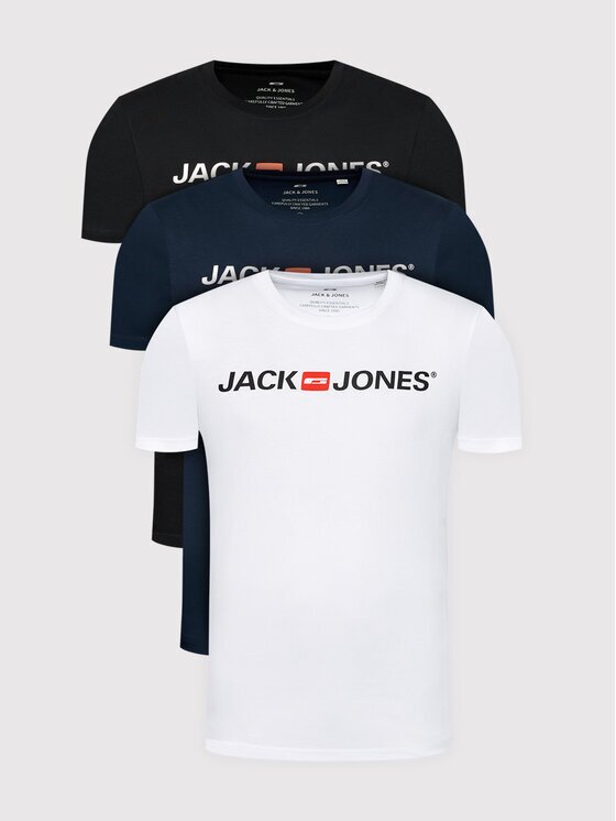 Jack & Jones Комплект тениски Corp Logo 12191330 Slim Fit